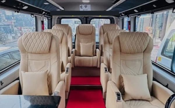 12 Seater Luxury Tempo Traveller in Delhi
